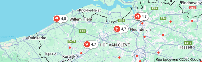 drie sterren restaurant belgie