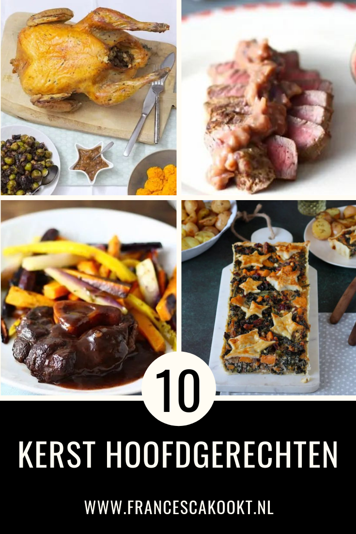 top 10 hoofdgerechten kerst