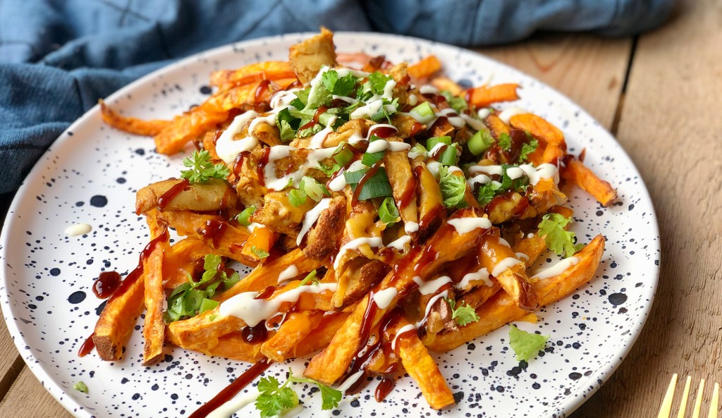 vegetarisch gerecht zoete aardappel