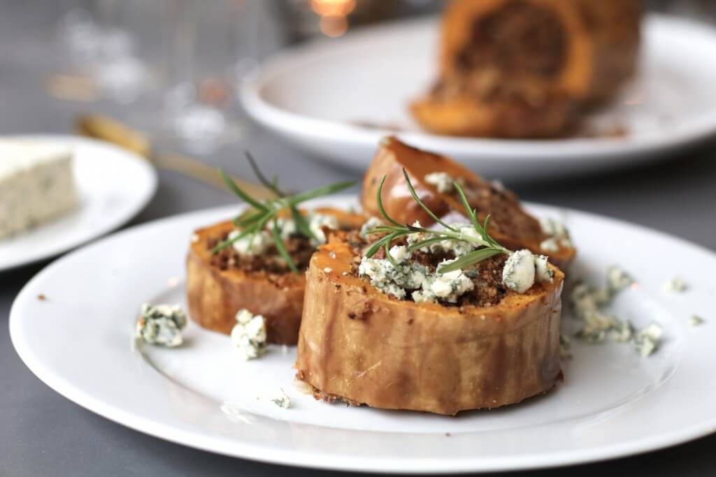 vegetarisch pompoen gerecht