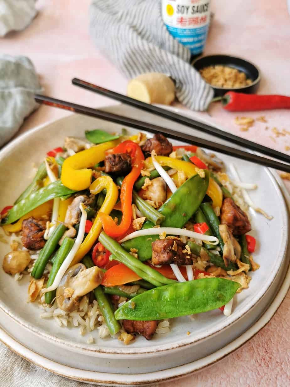 vegetarische gerechten zonder kaas